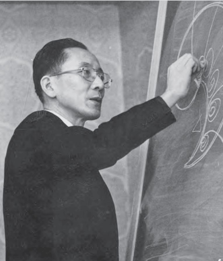 Michio Kushi drawing meridians smaller